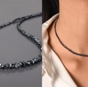 Colier Diamante negre naturale