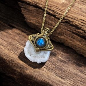 Colier Cuarț solar & Labradorit