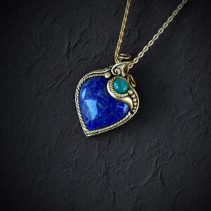 Colier Lapis Lazuli & Smarald